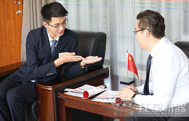 合作共贏，來廠客戶物料展示