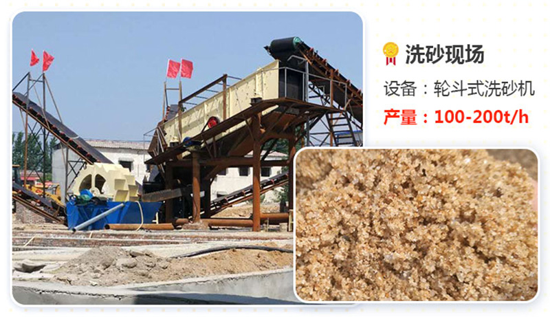 輪式洗砂機(jī)產(chǎn)量高、效果好