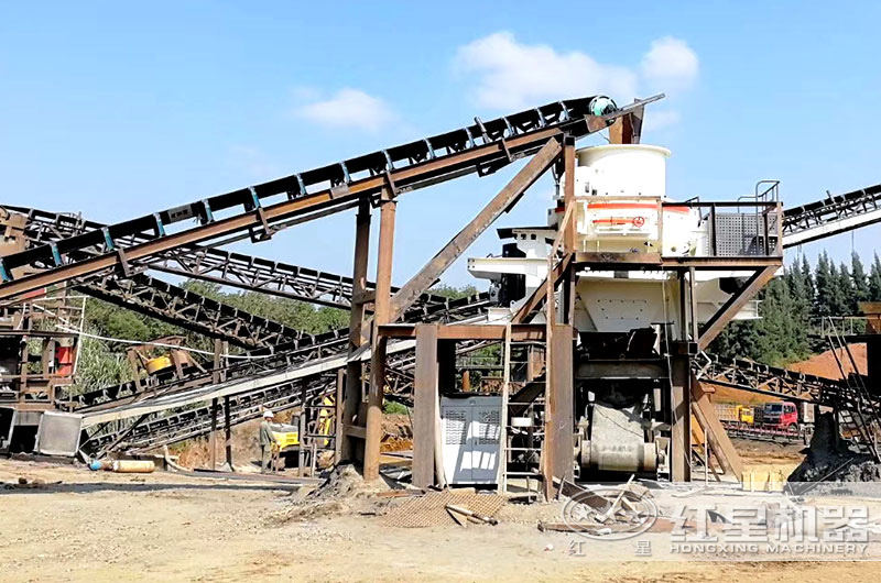 制砂機(jī)成品粒型好，成品多用于建筑工程，道路基建
